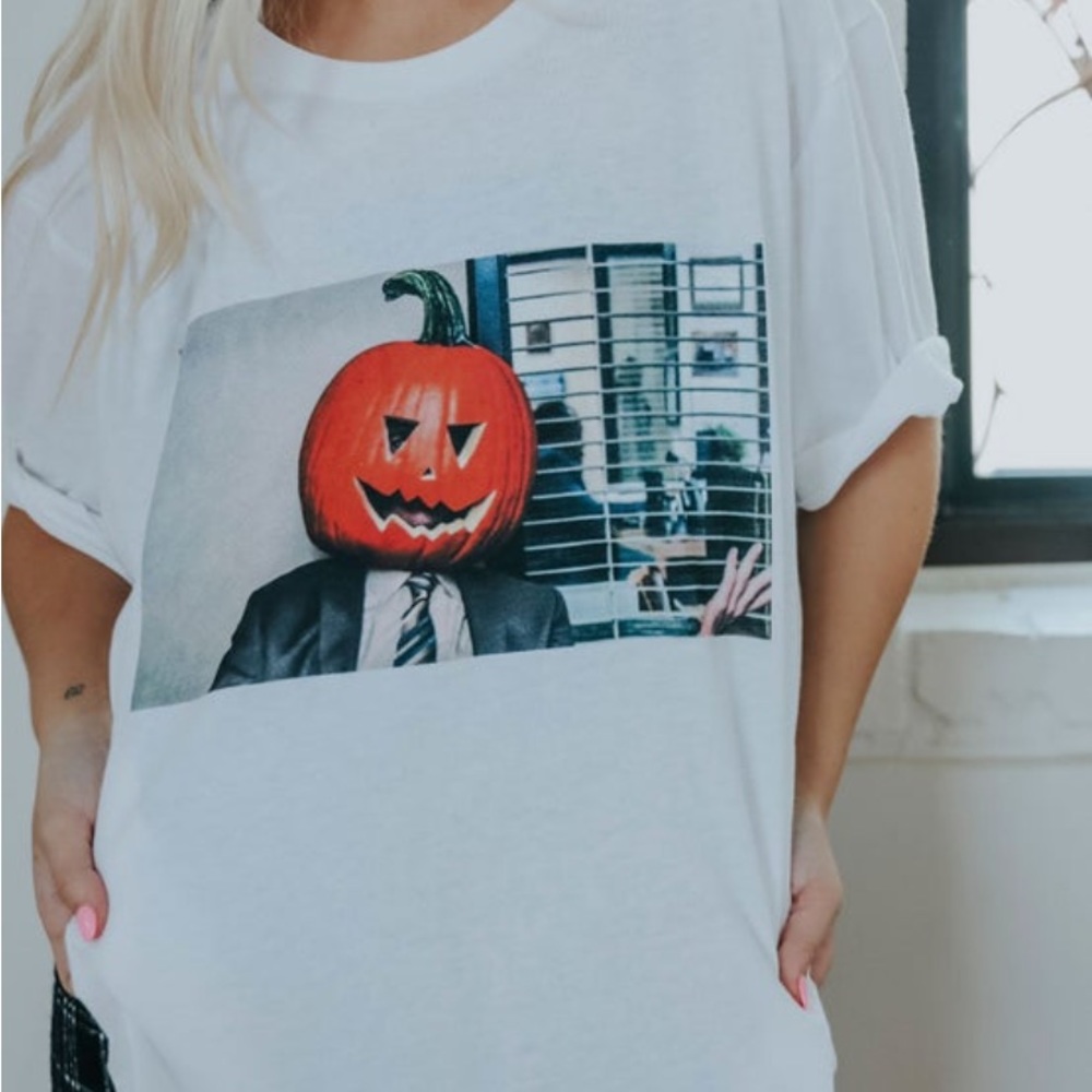 ✨HP✨ NEW Riffraff Women’s Office Themed Tshirt - Picture 2 of 5